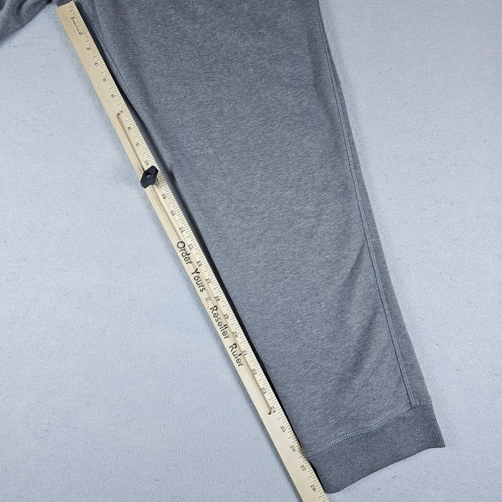 The North Face Jogger Pants Mens Large Gray Fleece Sweatpants Drawstring Pockets